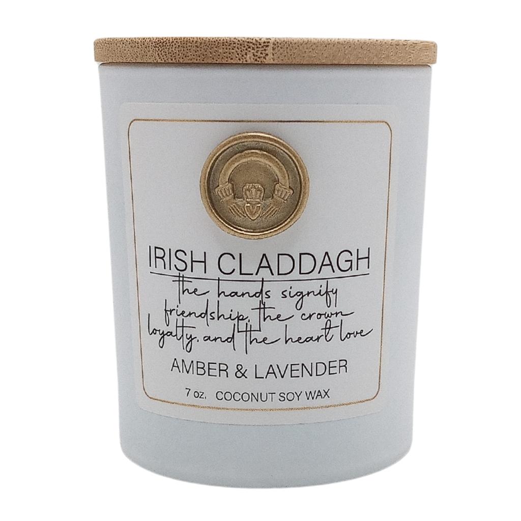 Scentspirations Irish Claddagh Candle - Amber & Lavender