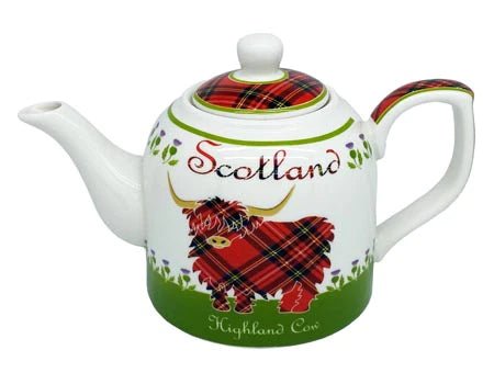 Scottish Highland Cow Teapot - The Celtic Gift Store - Drinkware