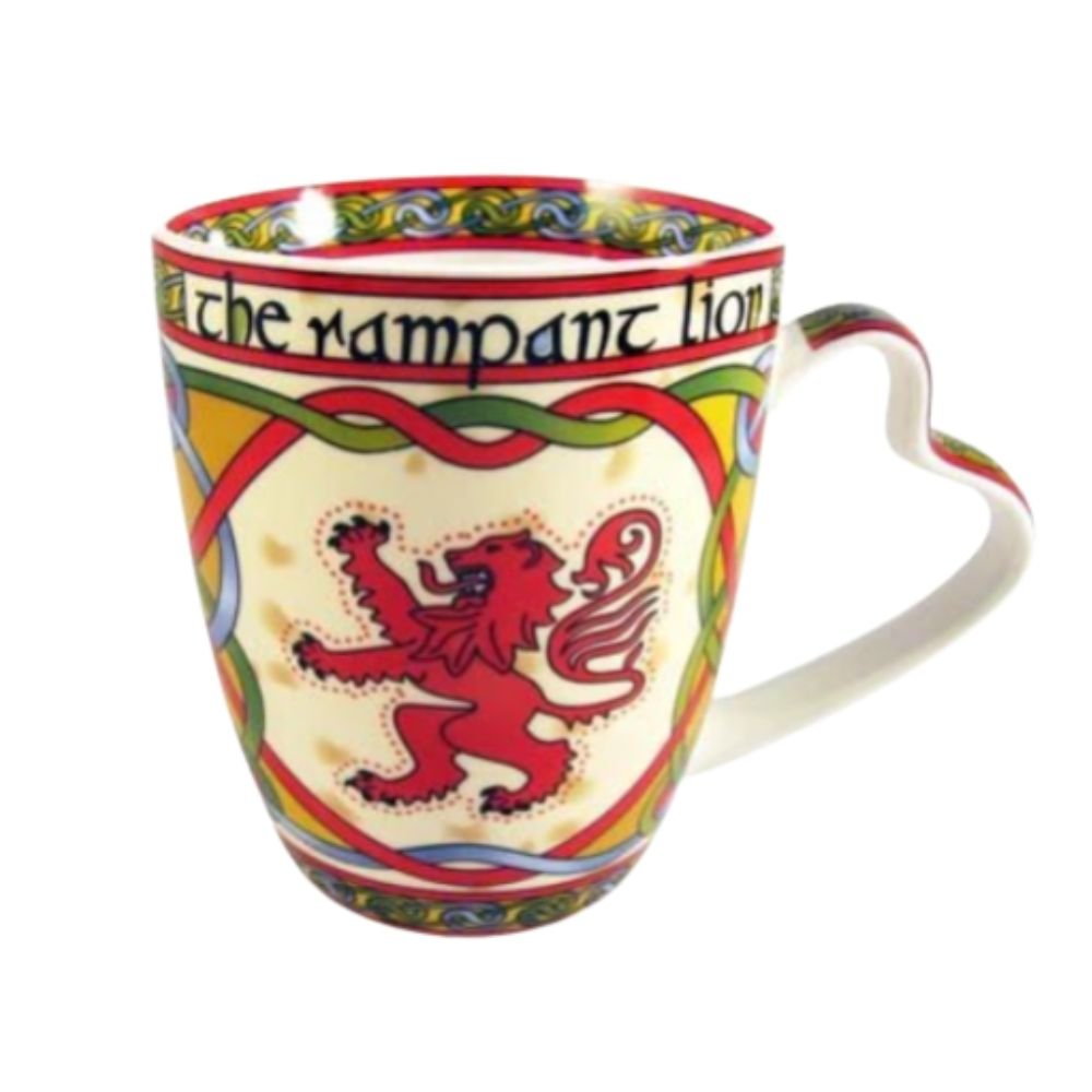 Scottish Rampant Lion Mug- Scottish Weave - The Celtic Gift Store - Kitchenware