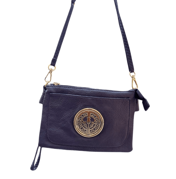 Scottish Thistle Slip Pocket Bag - Purple - The Celtic Gift Store - Handbags