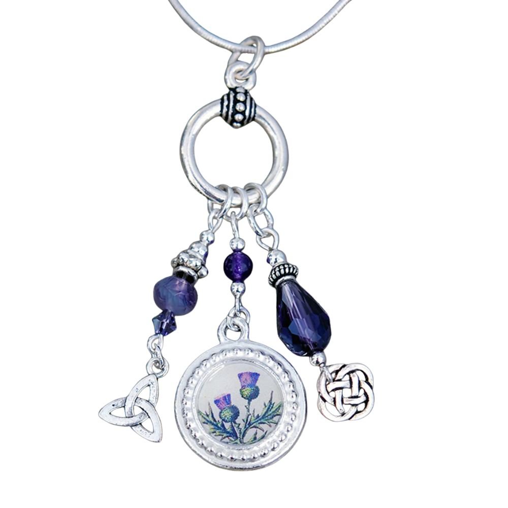 Scottish Thistle Toggle Necklace