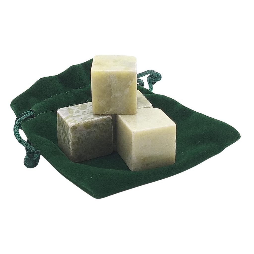 Set of 4 Connemara Marble Whiskey Stones