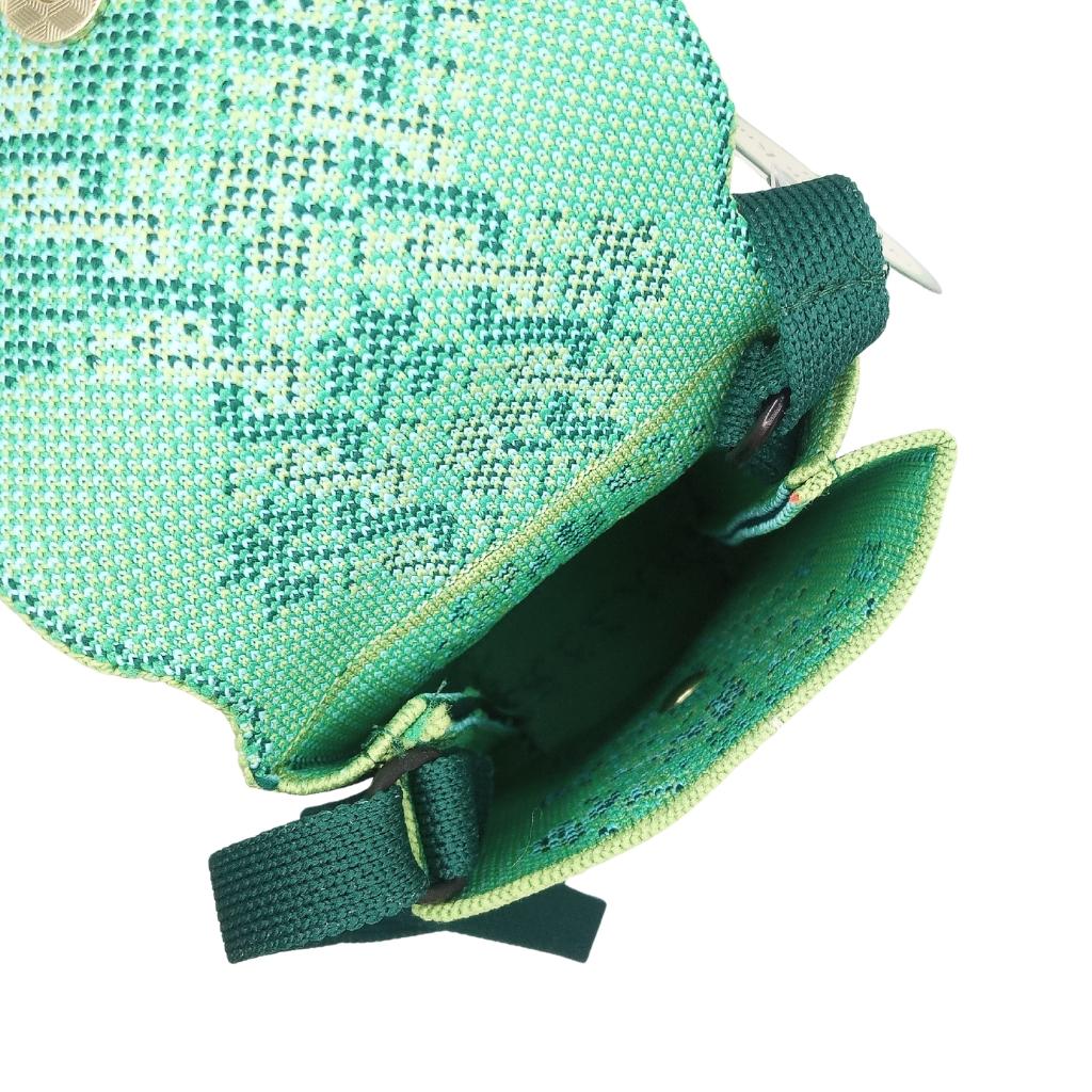 Shamrock Fair Isle Knit Crossbody Bag