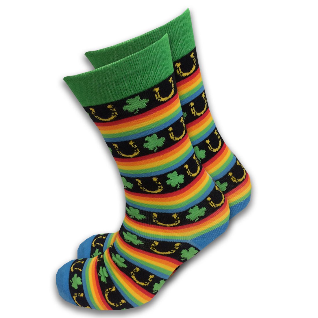 Shamrock & Horseshoe Lucky Socks - The Celtic Gift Store - Socks