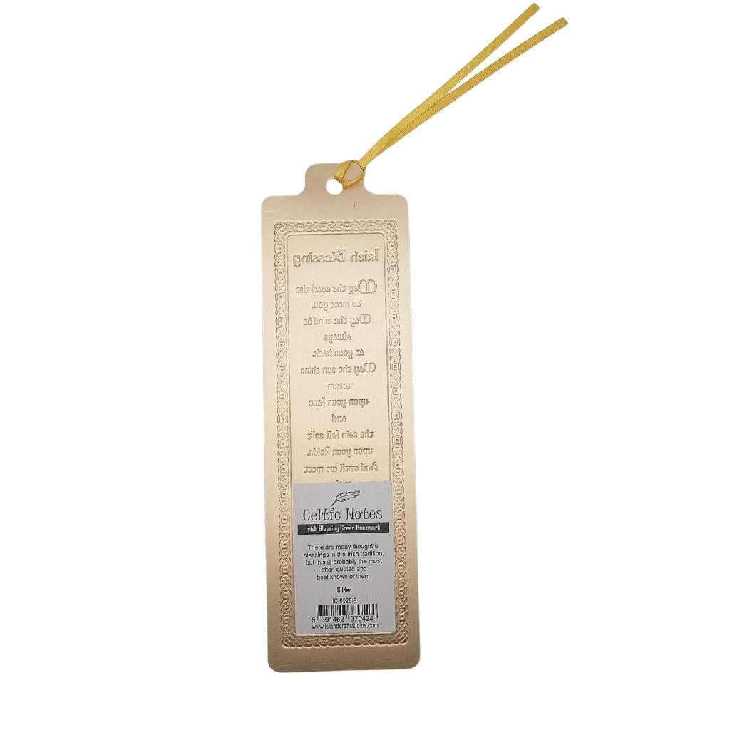 Shamrock Irish Blessing Bookmark