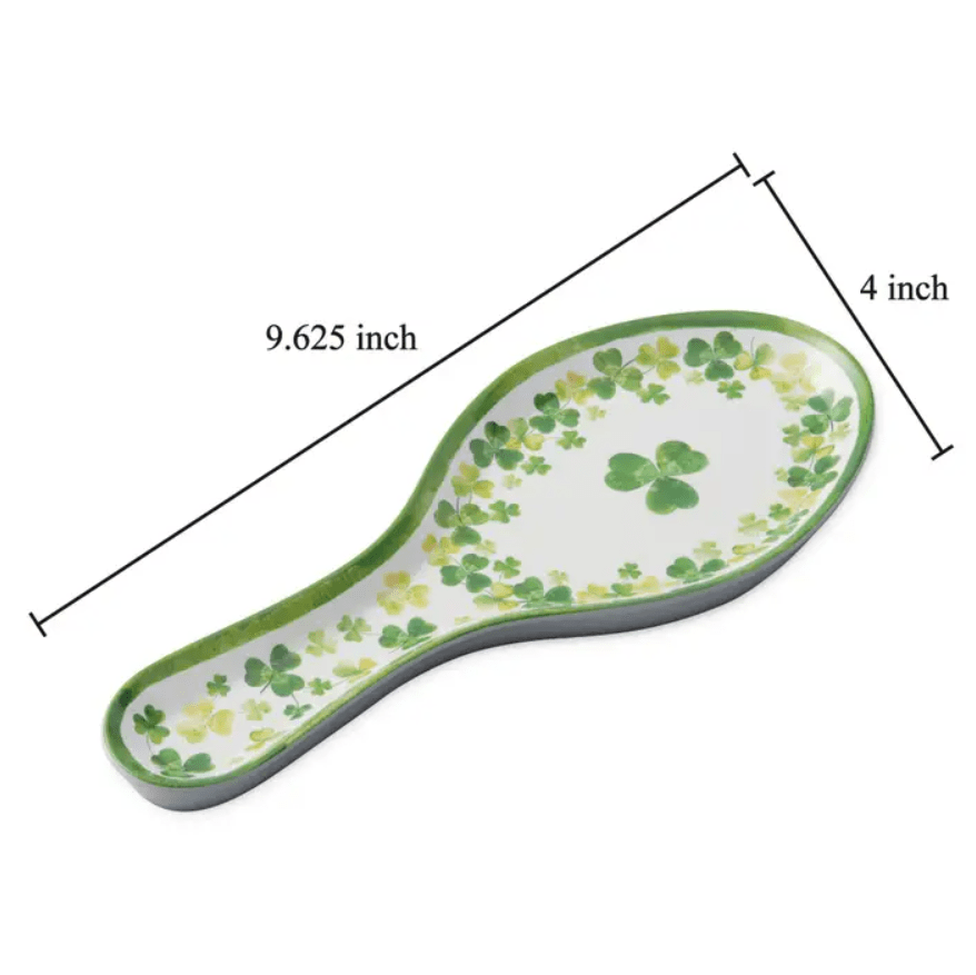 Shamrock Melamine Spoon Rest - The Celtic Gift Store - 