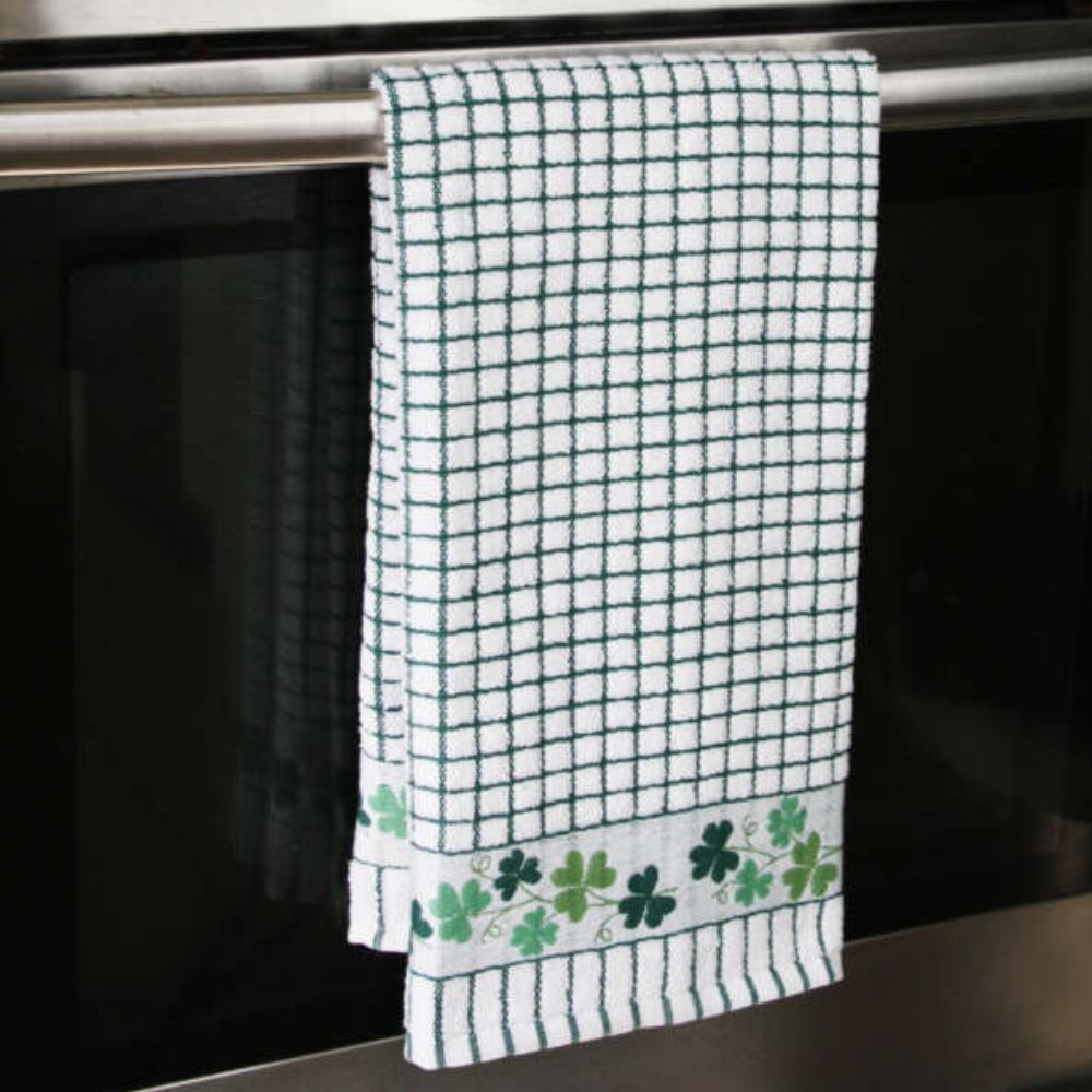 Shamrock Sprig Poli - Dri Jacquard Tea Towel