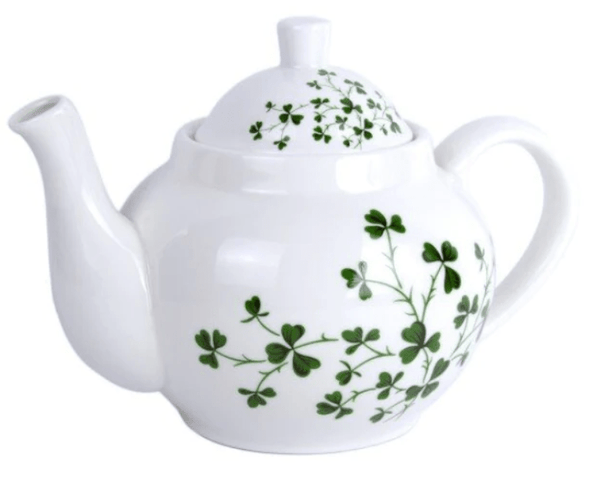 Shannonbridge Shamrock Tea Pot - The Celtic Gift Store - Drinkware