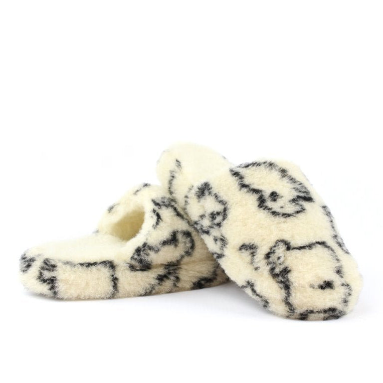 Sheep Print Slippers - The Celtic Gift Store - 