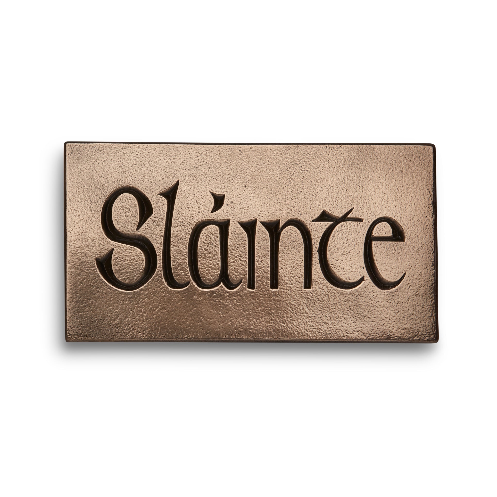 Sláinte Bronze Wall Plaque - The Celtic Gift Store - Decor