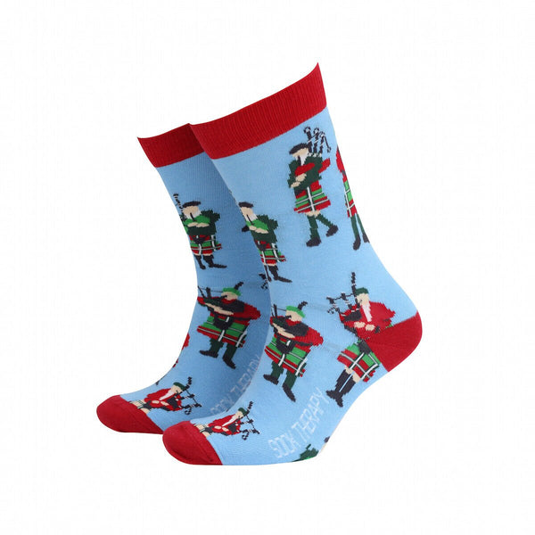 Sock Therapy Men's Bagpiper Socks - The Celtic Gift Store - Socks