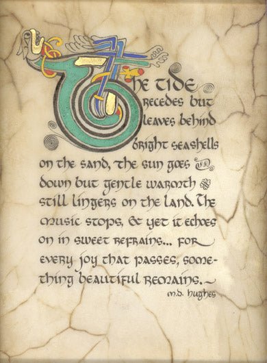 Something Beautiful 8x10 Matted Print - The Celtic Gift Store - Decor