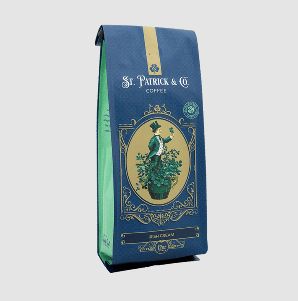 St. Patrick & Co. Coffee Irish Cream Coffee - 12oz Ground - The Celtic Gift Store - Food