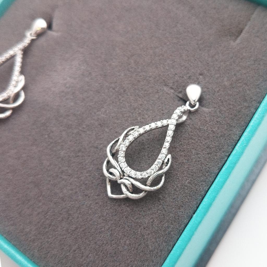 Sterling Silver Celtic Love Chalice Earrings