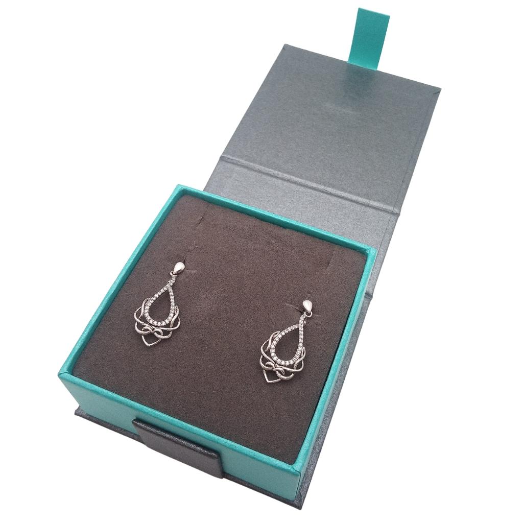Sterling Silver Celtic Love Chalice Earrings