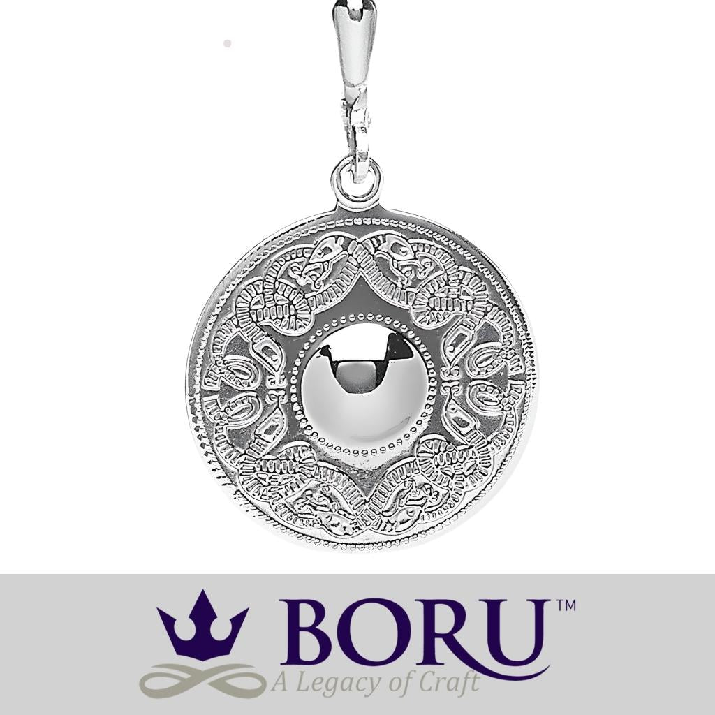 Sterling Silver Celtic Shield Earrings- Small