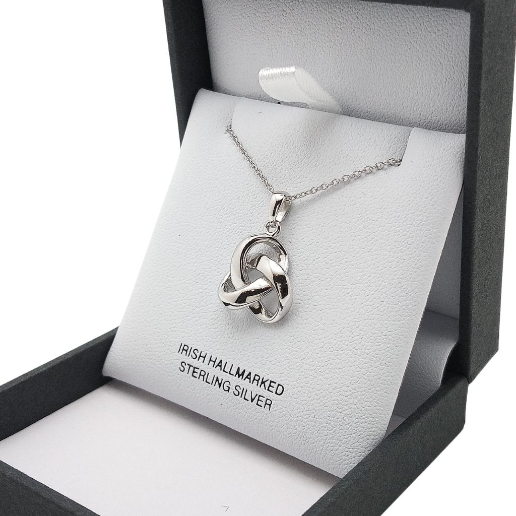 Sterling Silver Celtic Trinity Knot Necklace