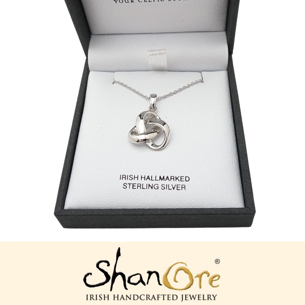 Sterling Silver Celtic Trinity Knot Necklace