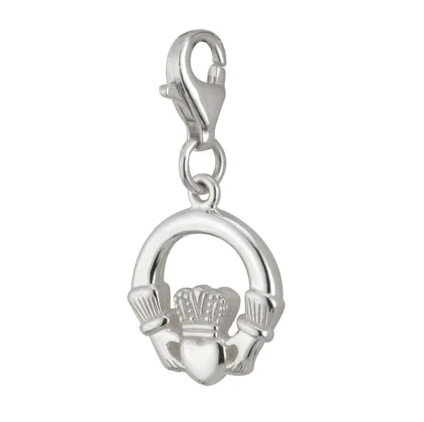 Sterling Silver Claddagh Charm - The Celtic Gift Store - bracelets