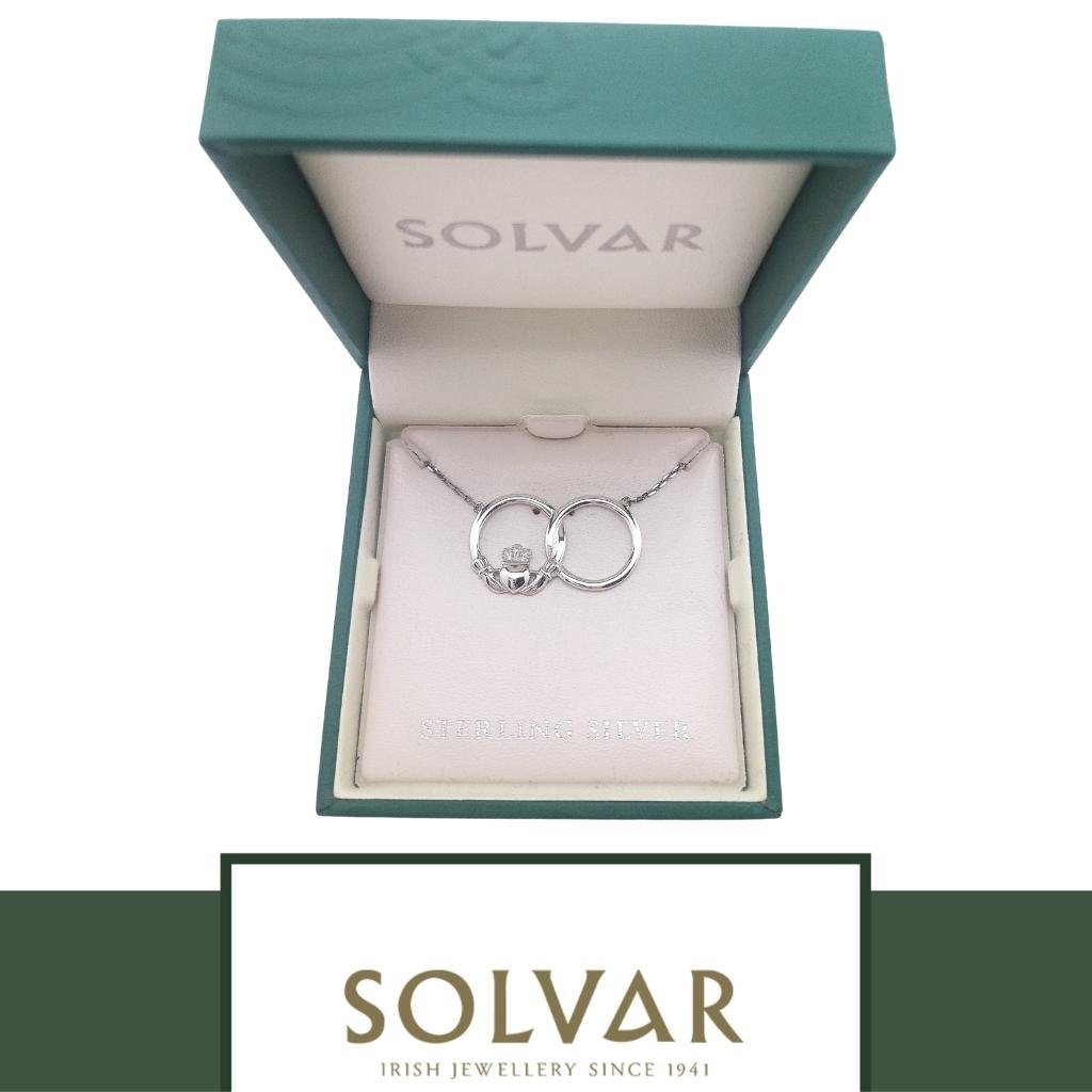 Sterling Silver Claddagh Necklet
