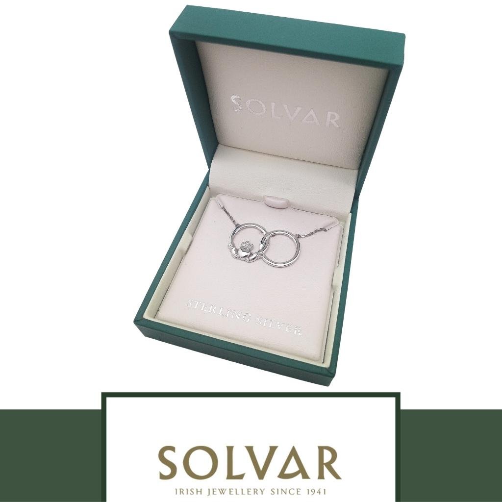Sterling Silver Claddagh Necklet