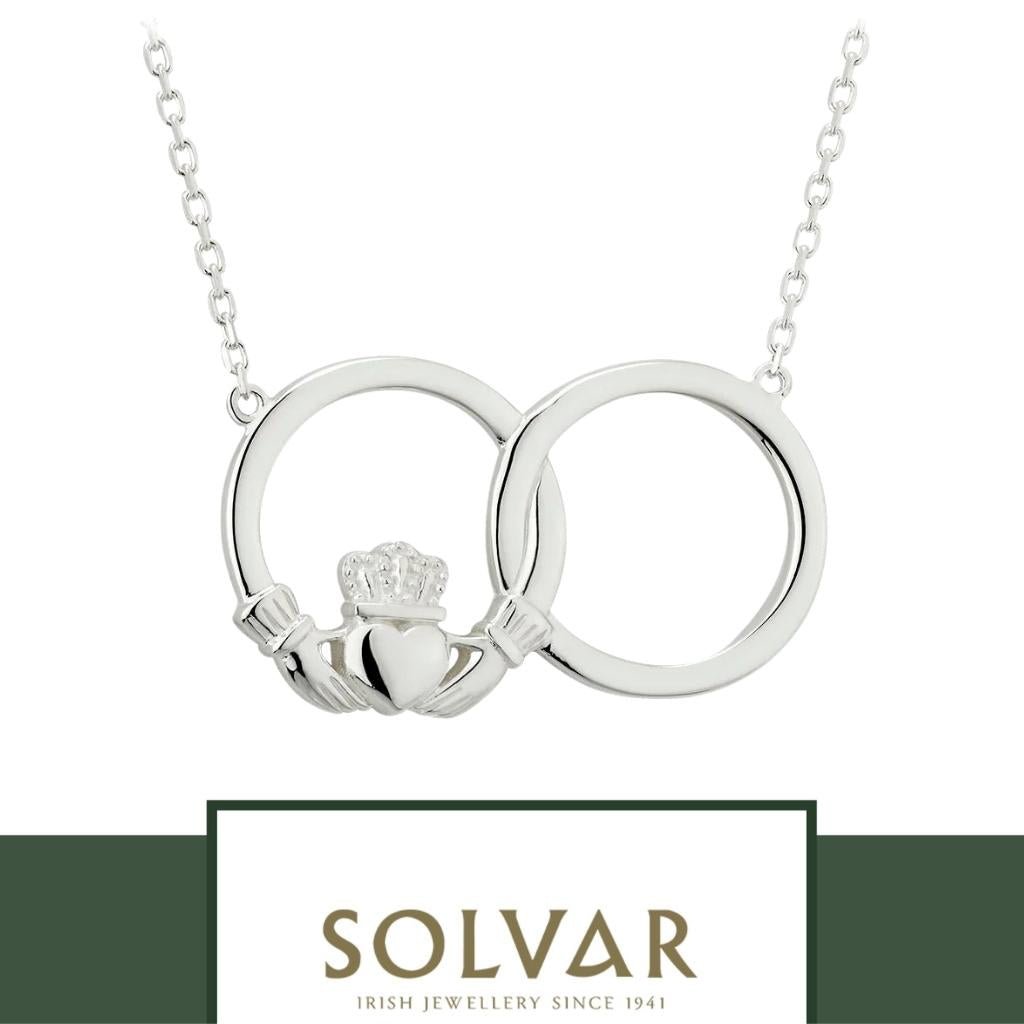 Sterling Silver Claddagh Necklet