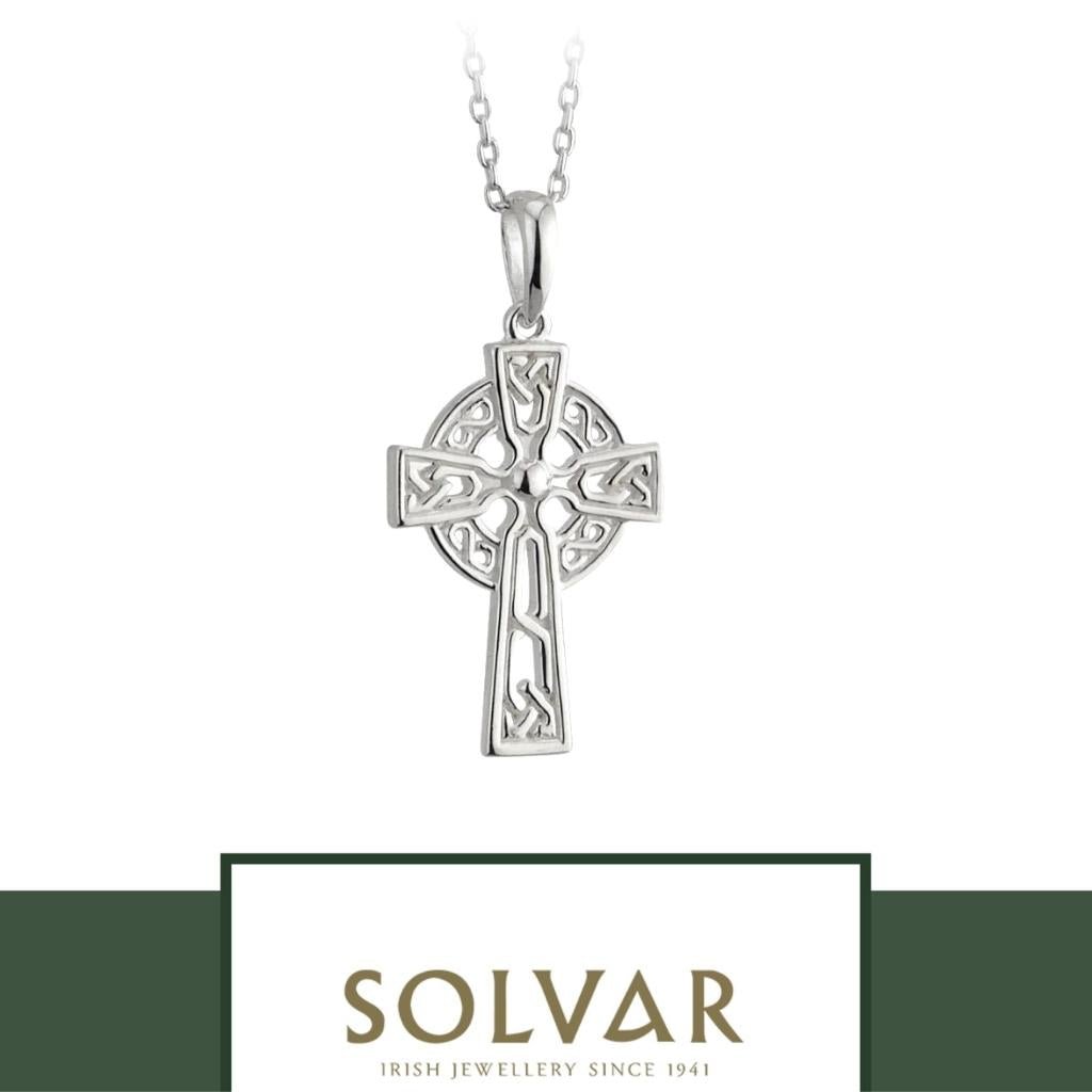 Sterling Silver Filigree Celtic Cross