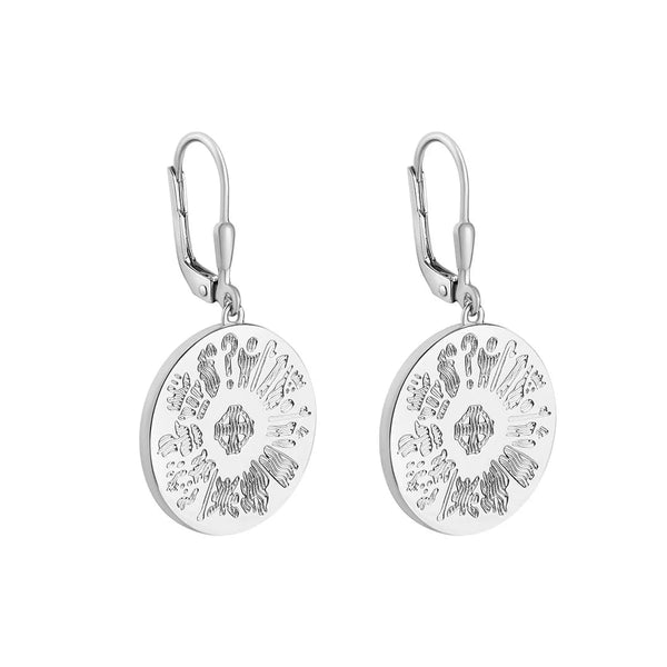 Sterling Silver History of Ireland Earrings - The Celtic Gift Store - Necklaces