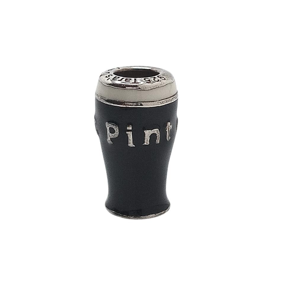 Sterling Silver Pint Of Stout Bead