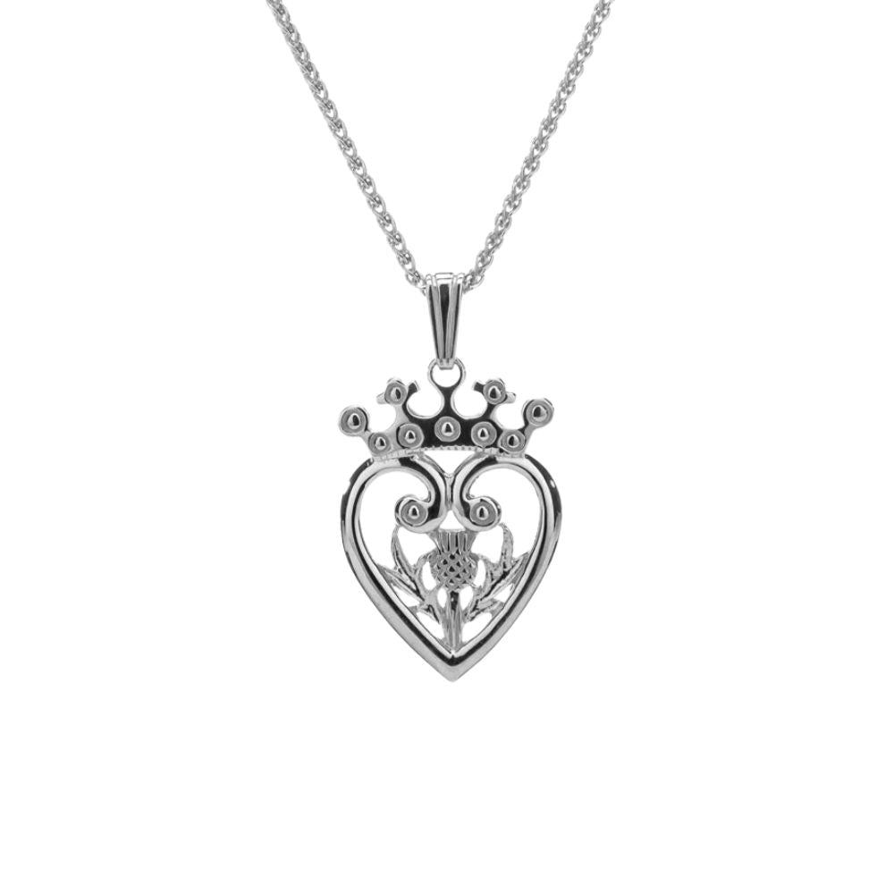 Sterling Silver Scottish Luckenbooth Necklace - The Celtic Gift Store - Necklaces
