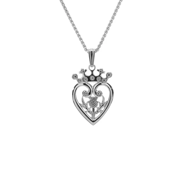 Sterling Silver Scottish Luckenbooth Necklace - The Celtic Gift Store - Necklaces