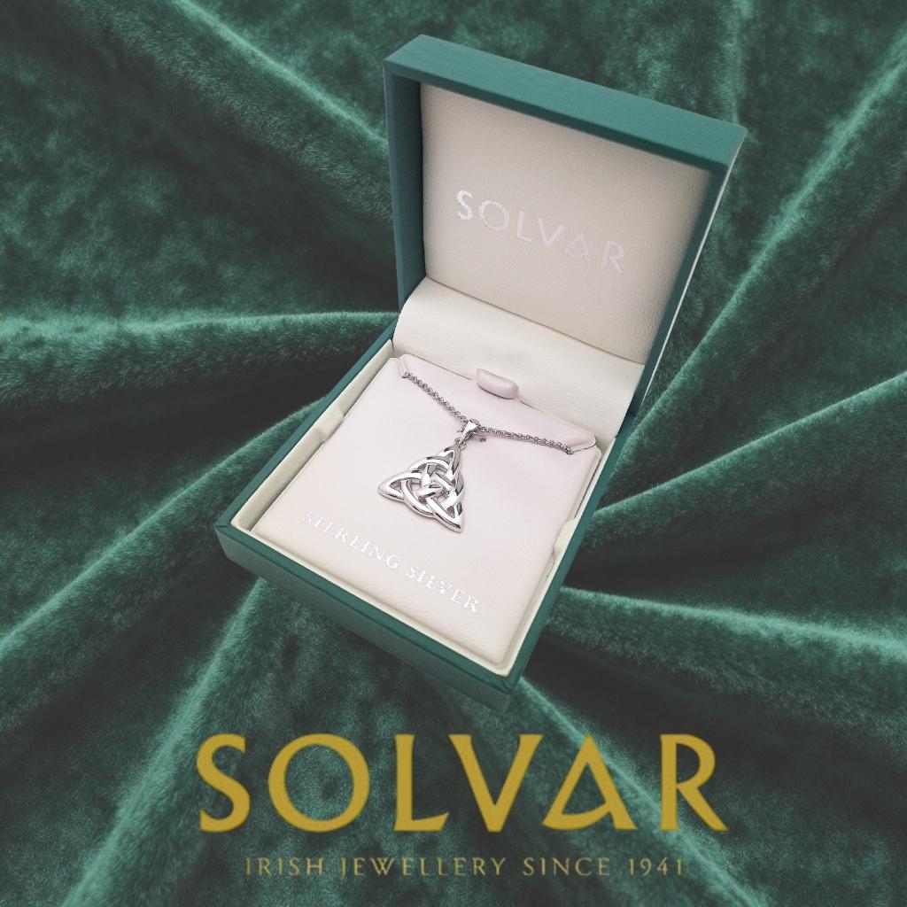 Sterling Silver Trinity Celtic Knot Necklace