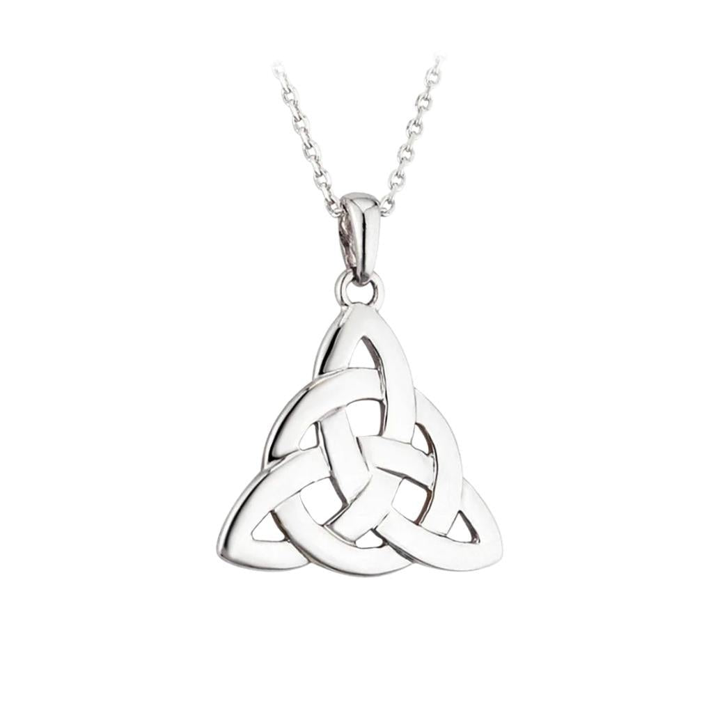 Sterling Silver Trinity Celtic Knot Necklace