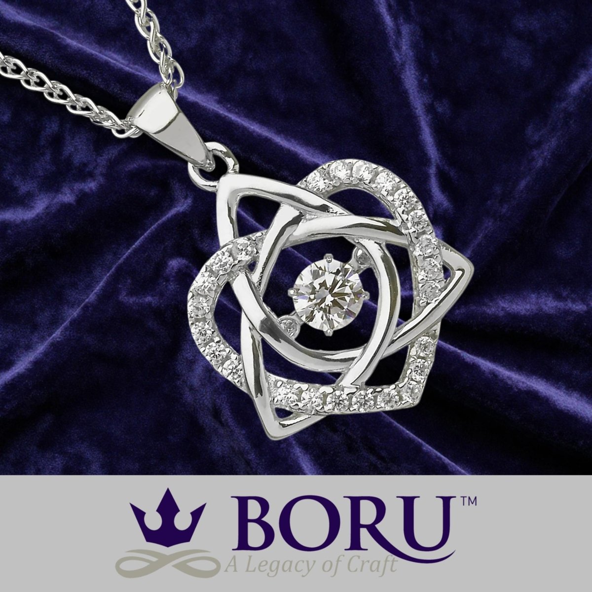 Sterling_Silver_Trinity_Knot_and_Heart_Dancing_Stone_Necklace