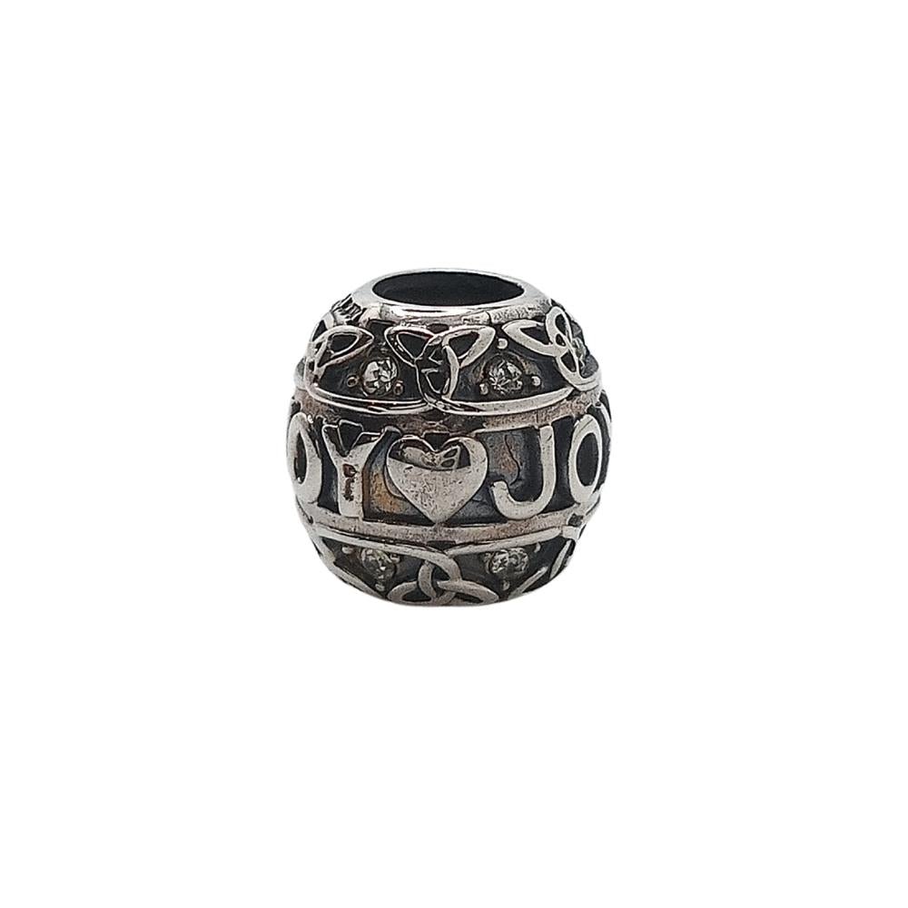 Sterling Silver Trinity Knot Joy Bead