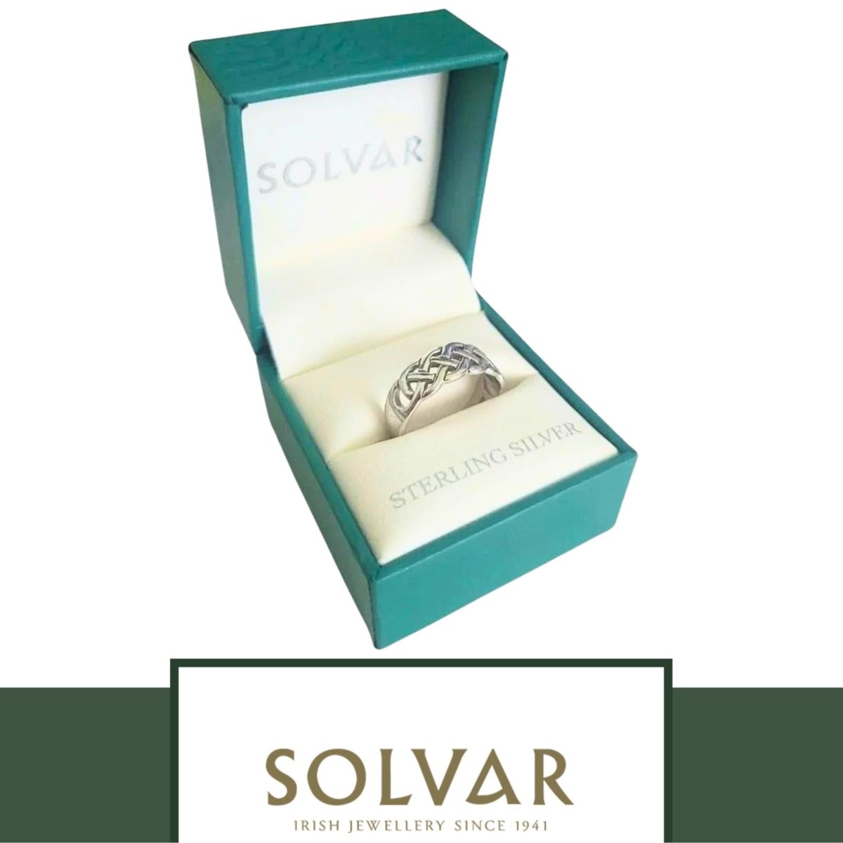 Sterling Silver Woven Celtic Knot Ring