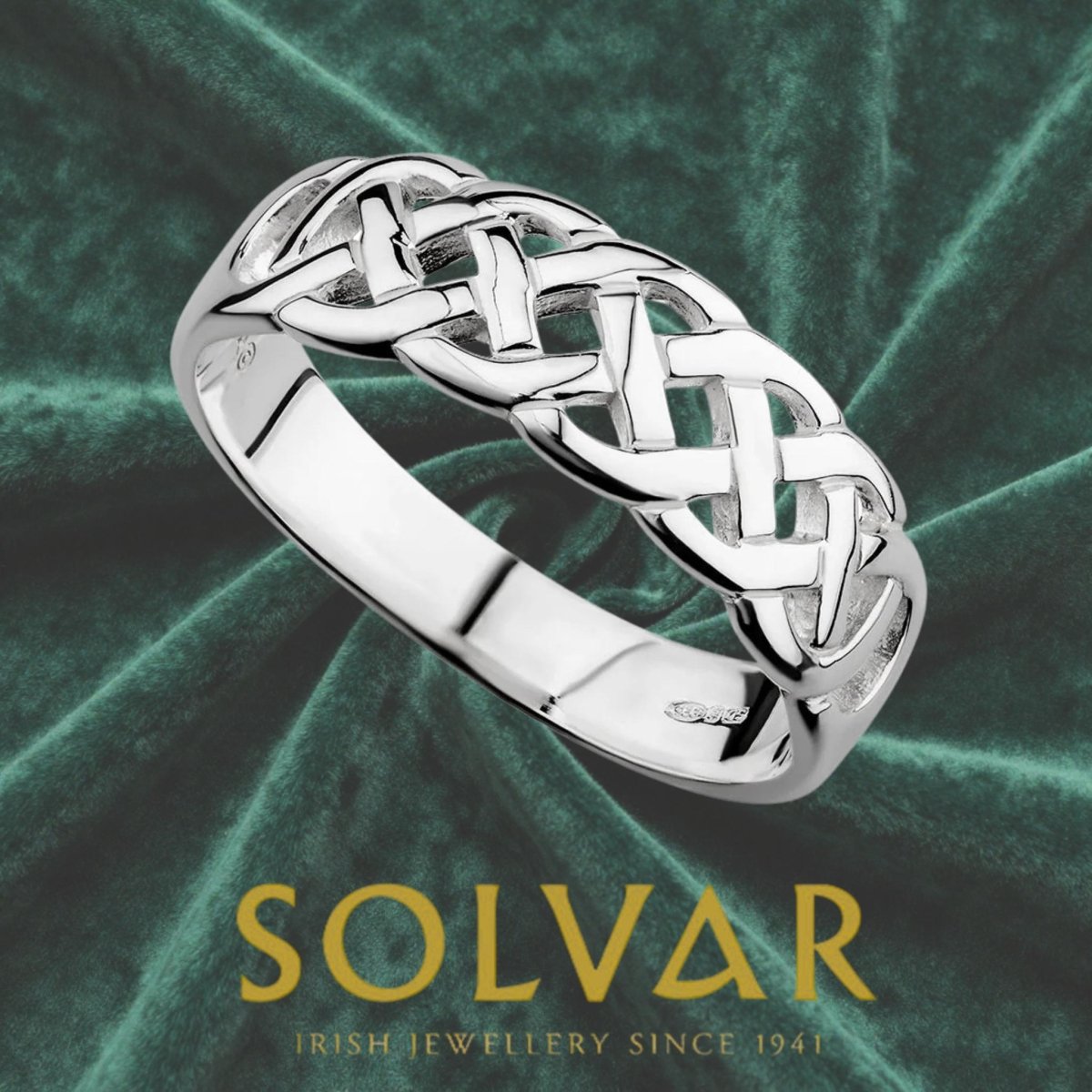Sterling Silver Woven Celtic Knot Ring