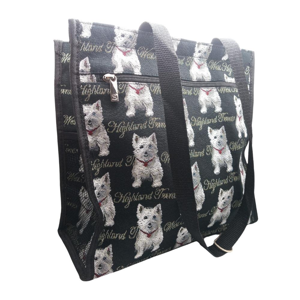 Tapestry Shopper Bag - Westie