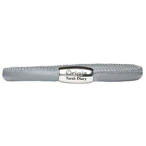 Tara's Diary Grey Leather Bracelet - The Celtic Gift Store - 
