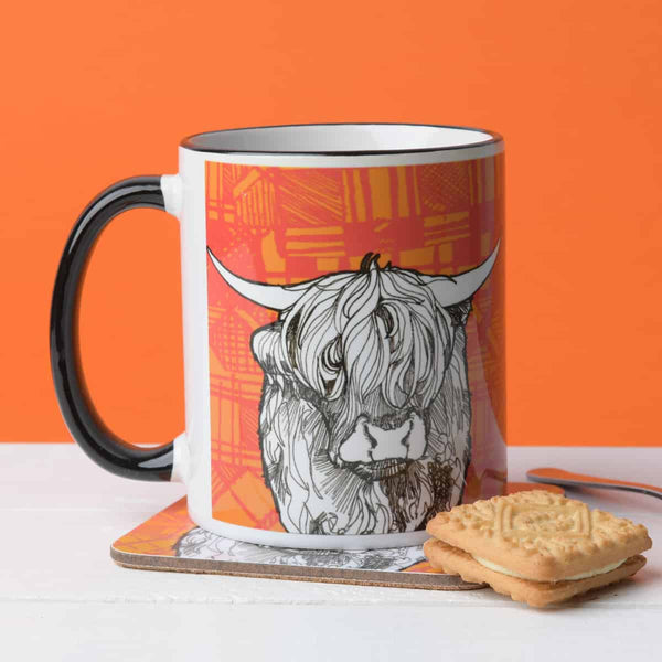 Tartan Coo Mug - The Celtic Gift Store - Kitchenware