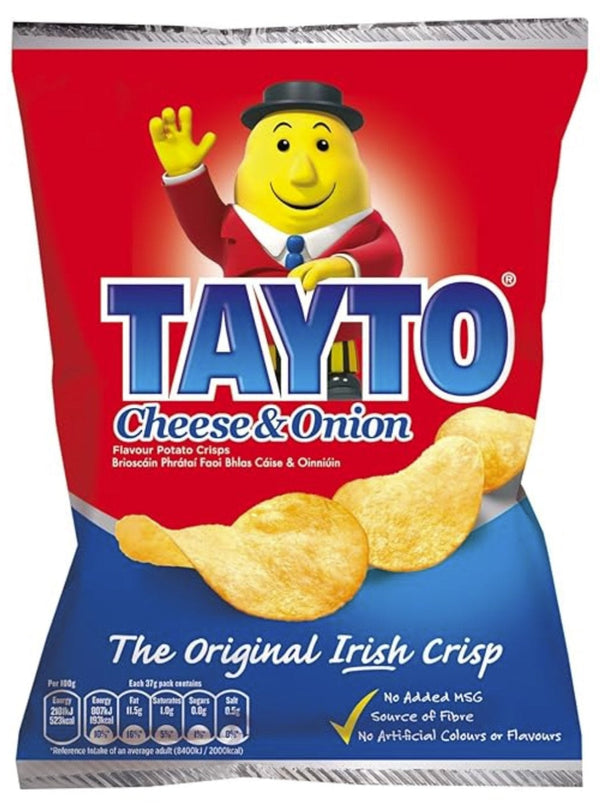 Tayto Cheese Onion Chip - The Celtic Gift Store - Food