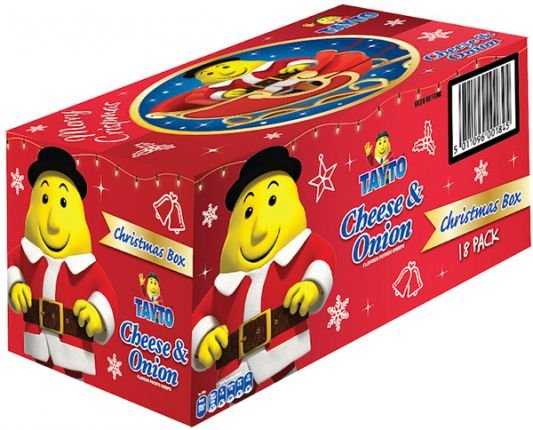 Tayto Cheese & Onion Crispmas Box - The Celtic Gift Store - Food