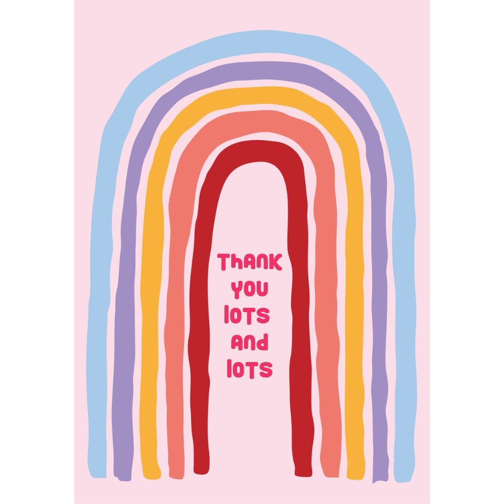 Thank You Lots and Lots Card - The Celtic Gift Store - 