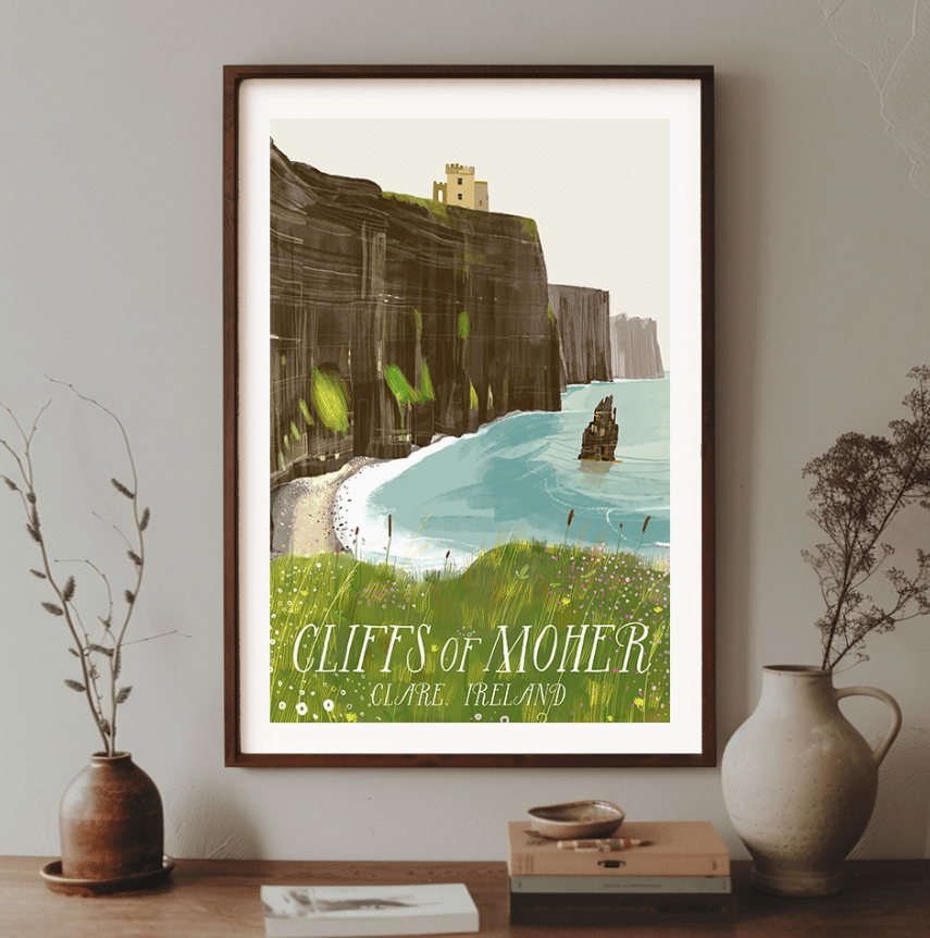 The Cliffs of Moher by Conor Langton - Hand Signed Print