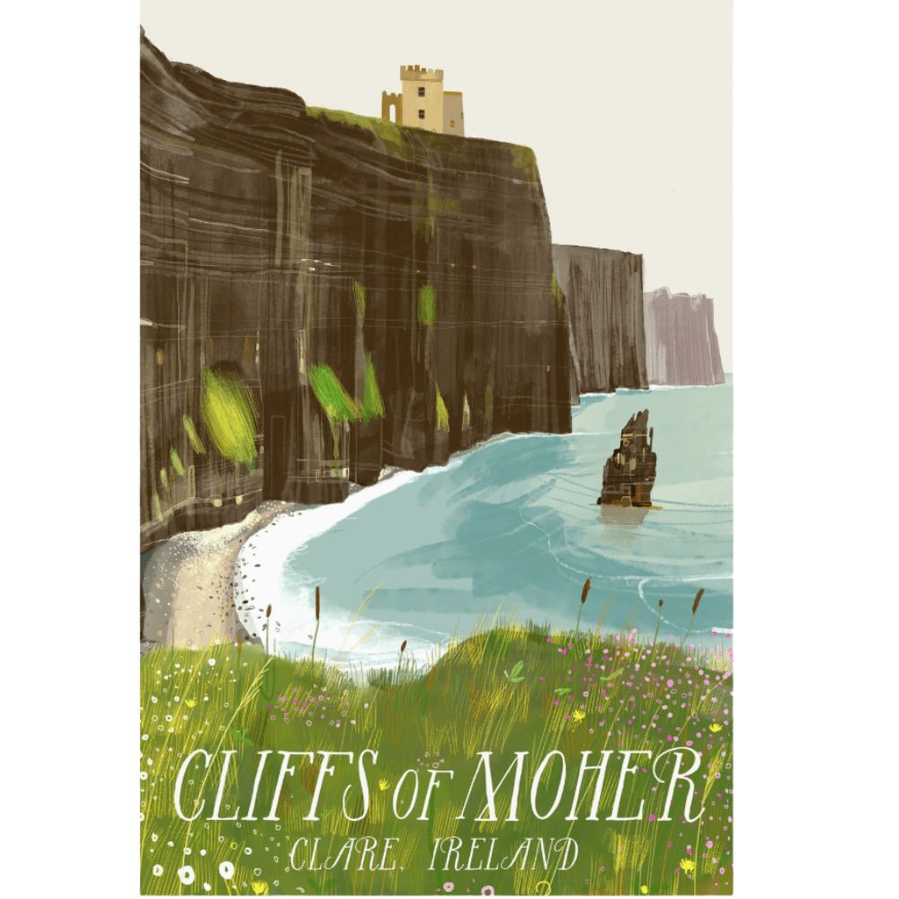 The Cliffs of Moher by Conor Langton- Hand Signed Print - The Celtic Gift Store - Home