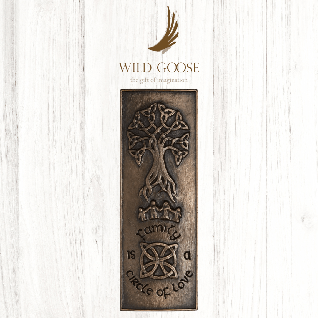The Family Gathering Bronze Wall Plaque - The Celtic Gift Store - Decor