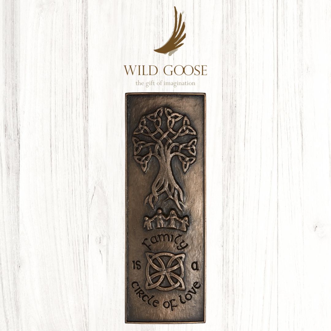 The Family Gathering Bronze Wall Plaque