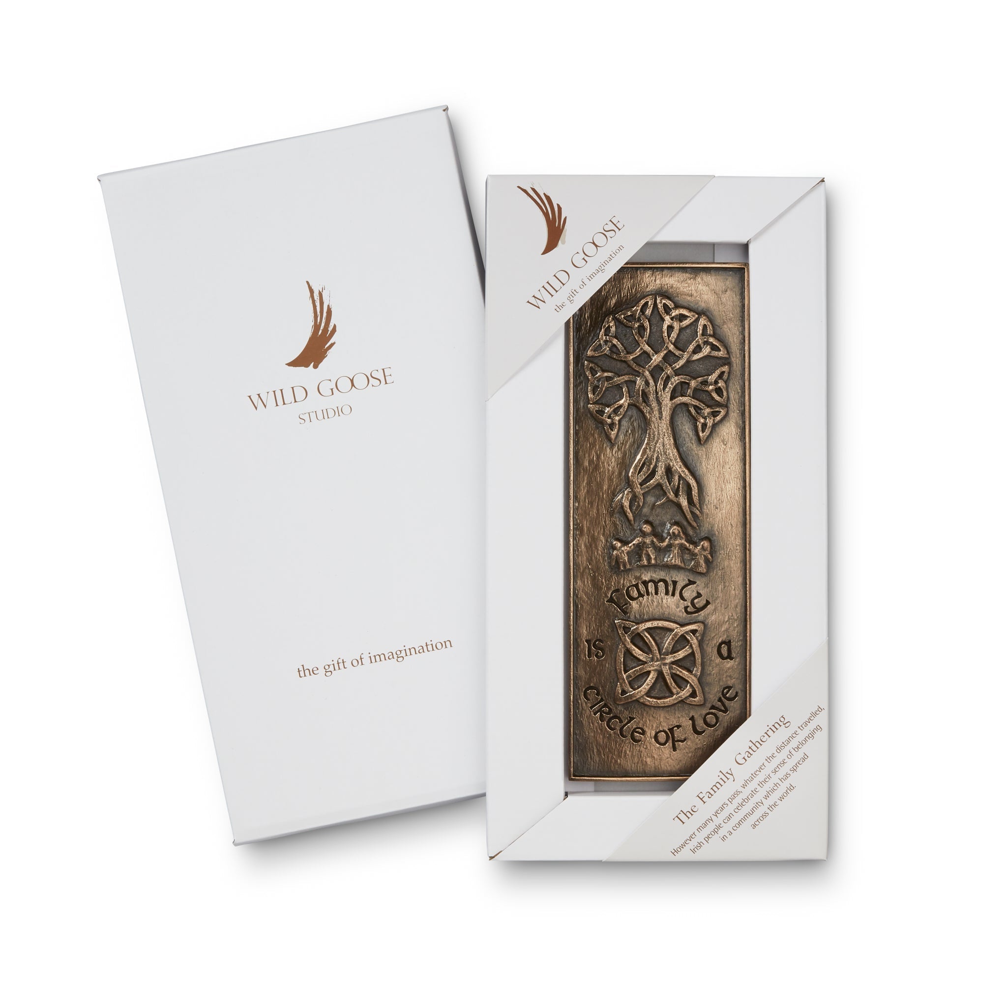 The Family Gathering Bronze Wall Plaque - The Celtic Gift Store - Decor