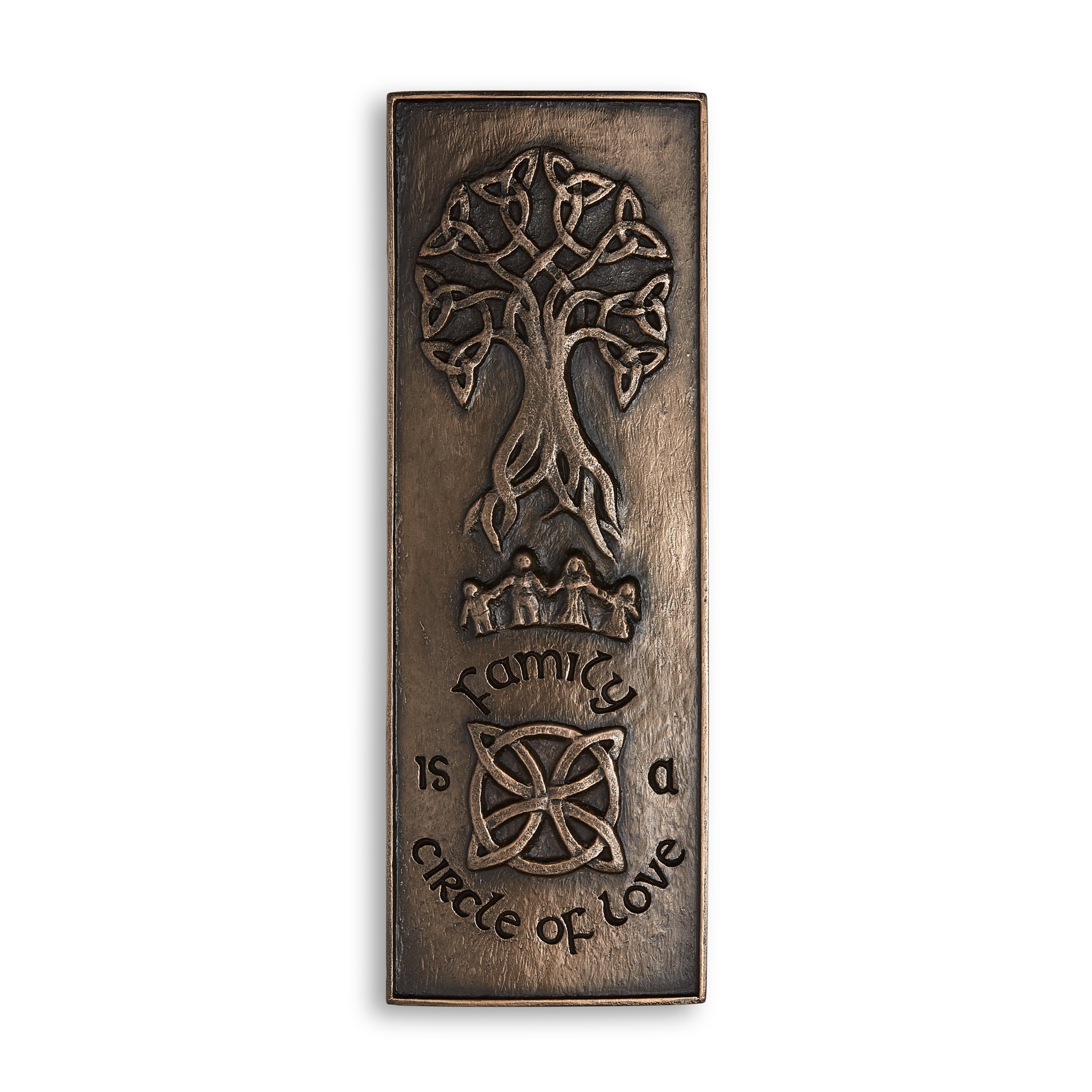 The Family Gathering Bronze Wall Plaque - The Celtic Gift Store - Decor