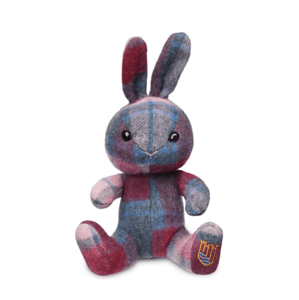 The Islander Lambswool Bunny - Pink and Blue Tartan - The Celtic Gift Store - Home & Garden